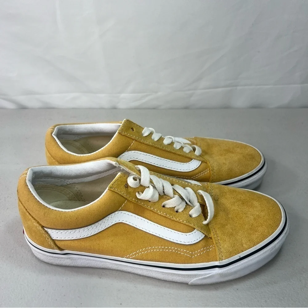 Vans Old Skool Suede Mustard Yellow Unisex Shoe Size 6.5 or 5 #1107